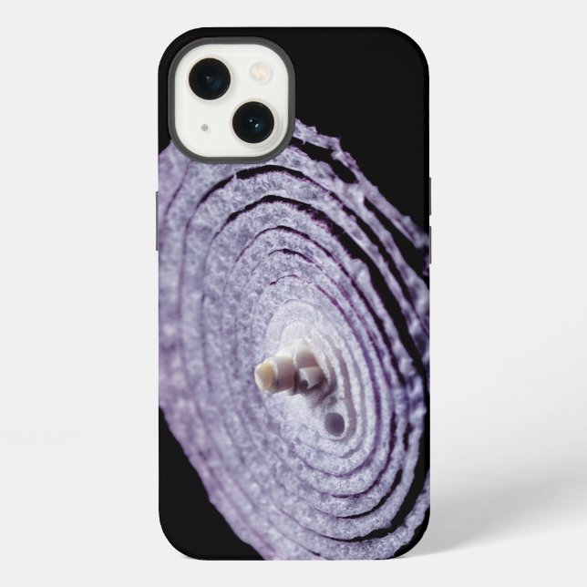 Red Onion Portrait Iphone Case (Back)