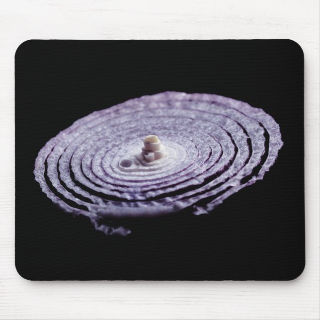 Red Onion Portrait Mouse Pad (Front)