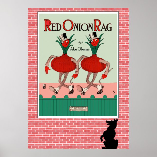 Red Onion Rag Print (Front)