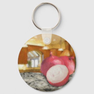 Red Onions Keychain