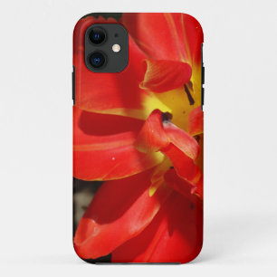 Red Open Flower Tulip Blossom Photo iPhone 11 Case