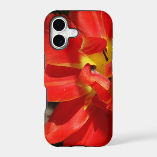Red Open Flower Tulip Blossom Photo iPhone 17 Case