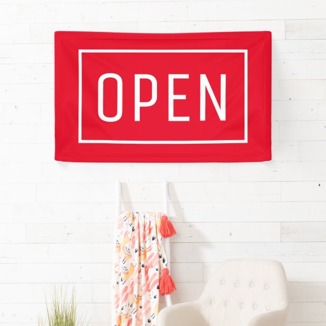 RED OPEN SIGN (Insitu)