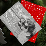 Red or any Color Peace Holiday Family Photo<br><div class="desc">Peace Holiday Have Your Selfie and Very Merry Little Christmas - Any Color on Back -</div>