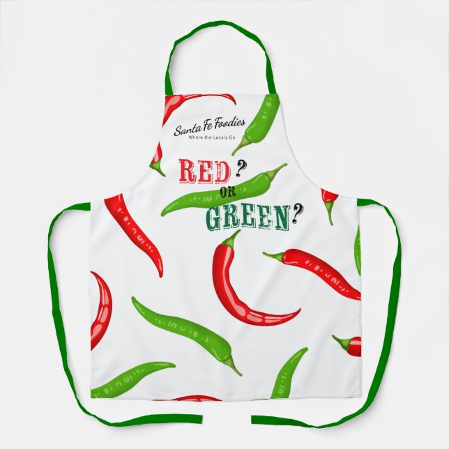 Red or Greeen Chile Apron (Front)