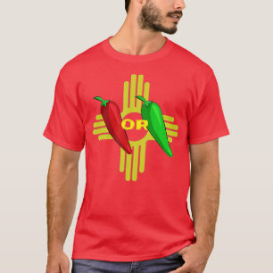 Red or Green Chile Hatch New Mexico Zia 1 T-Shirt