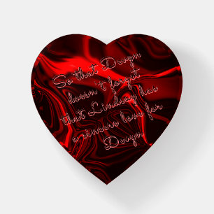 Red or nickel plated. paperweight