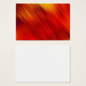 Red Orange Abstract Background (Front & Back)