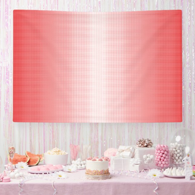 Red, orange, and pink brushstrokes blend together  banner (Party)