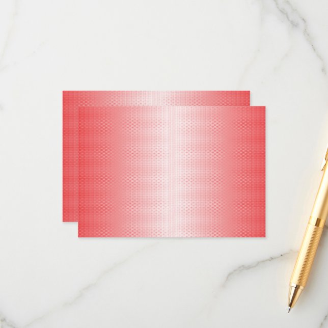 Red, orange, and pink brushstrokes blend together  enclosure card (Front/Back In Situ)