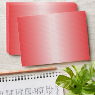 Red, orange, and pink brushstrokes blend together  envelope