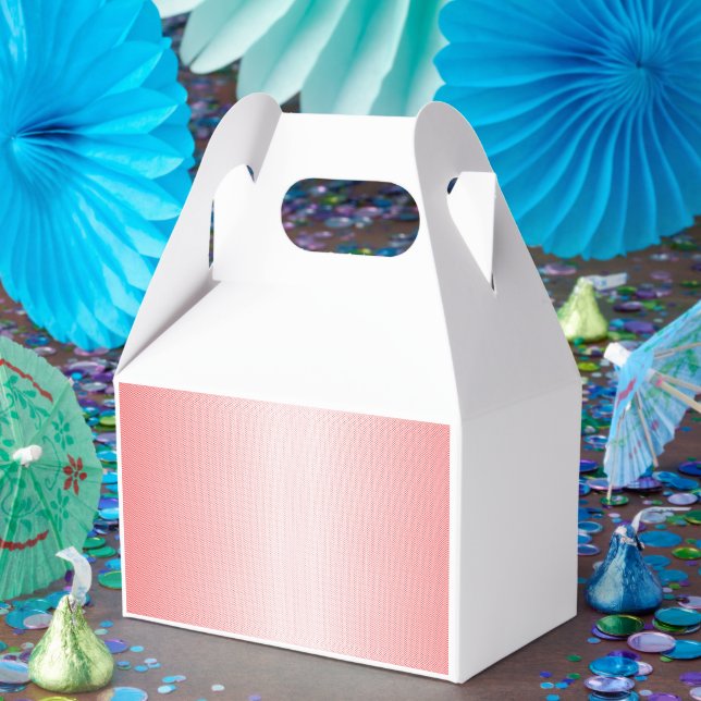 Red, orange, and pink brushstrokes blend together  favor boxes (Party)