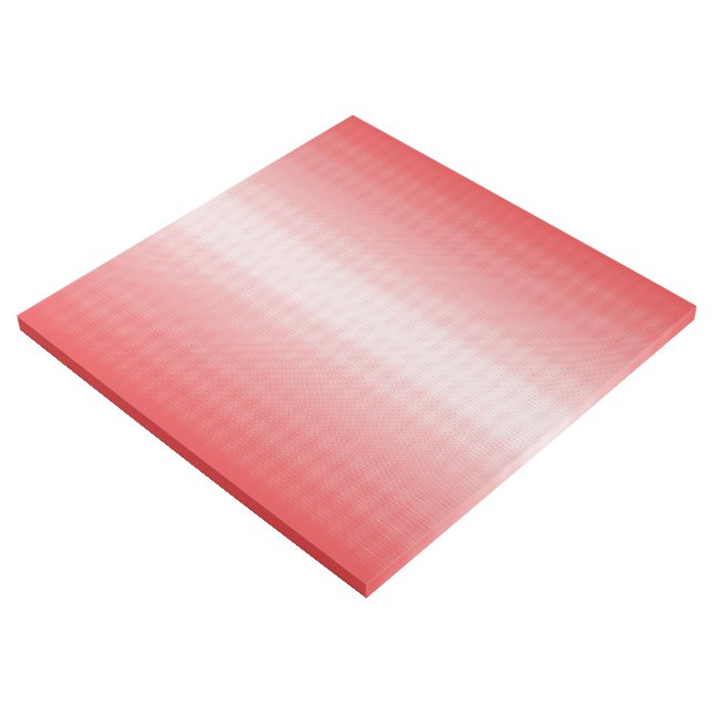 Red, orange, and pink brushstrokes blend together  gallery wrap (3/4)