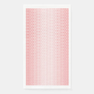 Red, orange, and pink brushstrokes blend together  paper guest towels