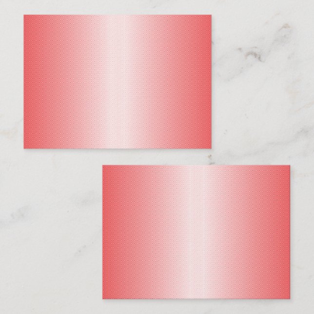 Red, orange, and pink brushstrokes blend together  place card (Front/Back)