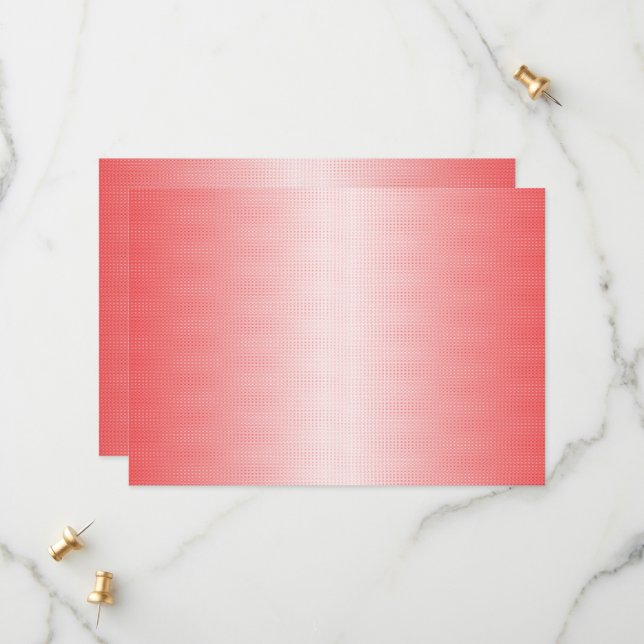 Red, orange, and pink brushstrokes blend together  save the date (Front/Back In Situ)