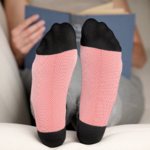 Red, orange, and pink brushstrokes blend together  socks