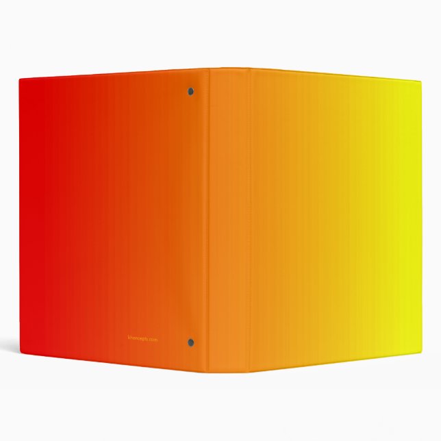Red Orange and Yellow Binder (Background)