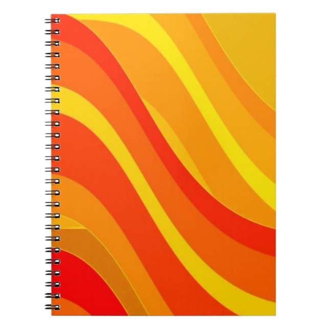 Red Orange and Yellow Notebook (Front)