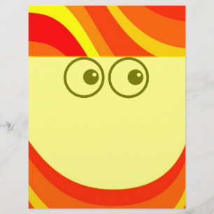 Red Orange and Yellow Stationery