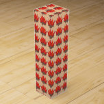 Red Orange Camping Campfire Fire Summer Camp Wine Box<br><div class="desc">Design features an original marker illustration of a red and orange campfire, with flames arising from brown logs. Great for a camping or outdoor enthusiast, or a LET'S GET LIT themed bachelor or 21st birthday party. This camp fire design is also available on other products. Don't see what you're looking...</div>