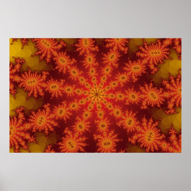 Red Orange Decasteer Poster (Front)