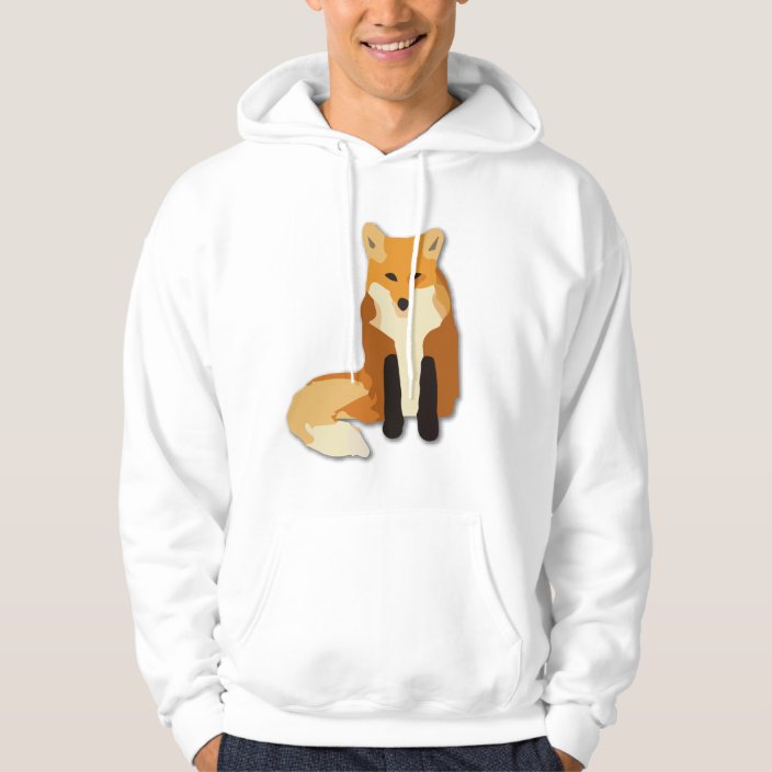 orange fox hoodie