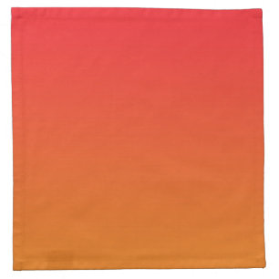 Red & Orange Ombre Napkin