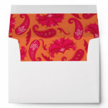 Red & Orange Parisian Paisley Envelope