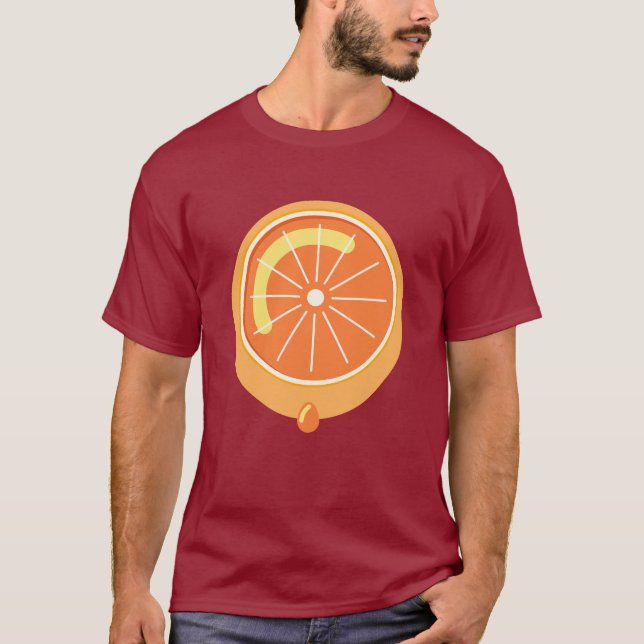 Red orange shirt (Front)