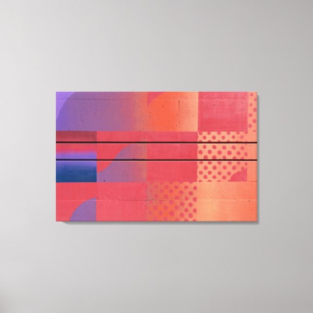 Red & Orange - Street Art Collection Canvas Print (Front)