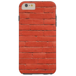 Red Orange Wall Tough iPhone 6 Plus Case