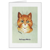 Red Orange & White Cat, Louis Wain (Front)