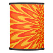 Red, Orange, Yellow Bursting Pattern Lamp Shade (Left)