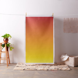 Red Orange Yellow Gradient Fabric