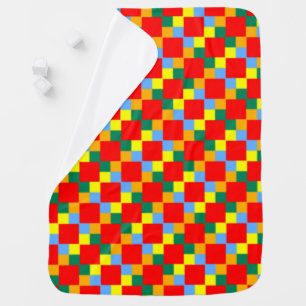 Red Orange Yellow Green Blue Baby Blanket