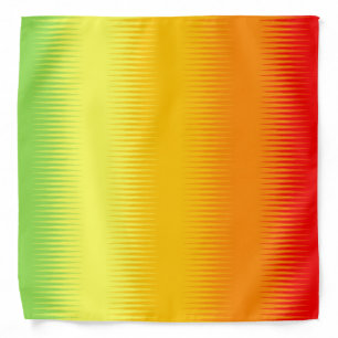 Red Orange Yellow Green Combo Bandana