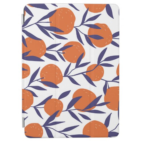 Red oranges tropical seamless pattern iPad air cover