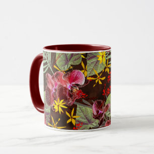 Red orchids. mug