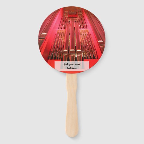 Red organ pipes fan