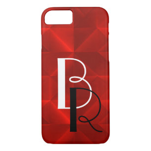 Red Origami with intials iPhone 8/7 Case