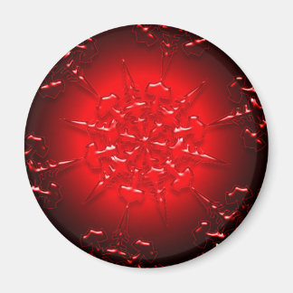 Red Ornament Magnet