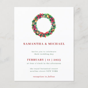 Red Ornament Winter Christmas Flyer