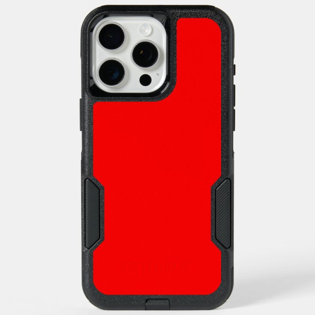 Red Otterbox Commuter iPhone 15 Pro Max Case (Back)