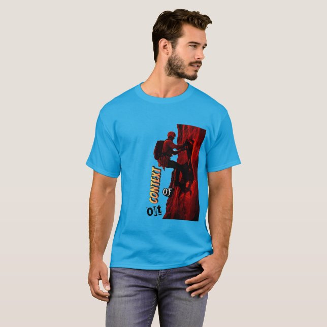 Red Out-of-Context Escalator T-Shirt (Front Full)