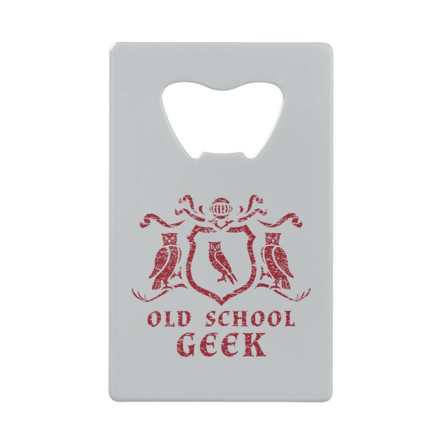 Red Owl Geek Bottle Opener (Front)