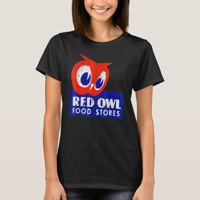 Red Owl Groceries Defunct Grocery Store T-Shirt (Front)