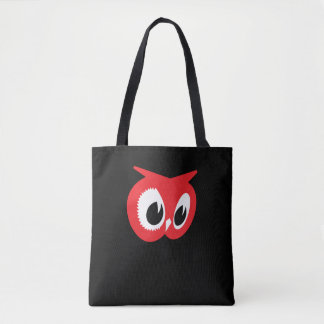 Red Owl Shoulder Tote Bag