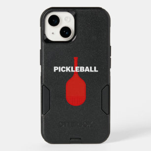 Red Paddle Pickleball Minimal Design OtterBox iPhone 14 Case