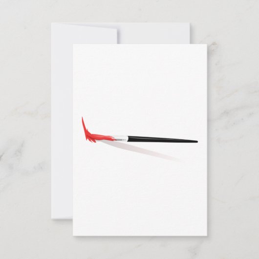 Red Paint Brush (Front)